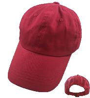 100% Cotton Ball Cap [Red Only]